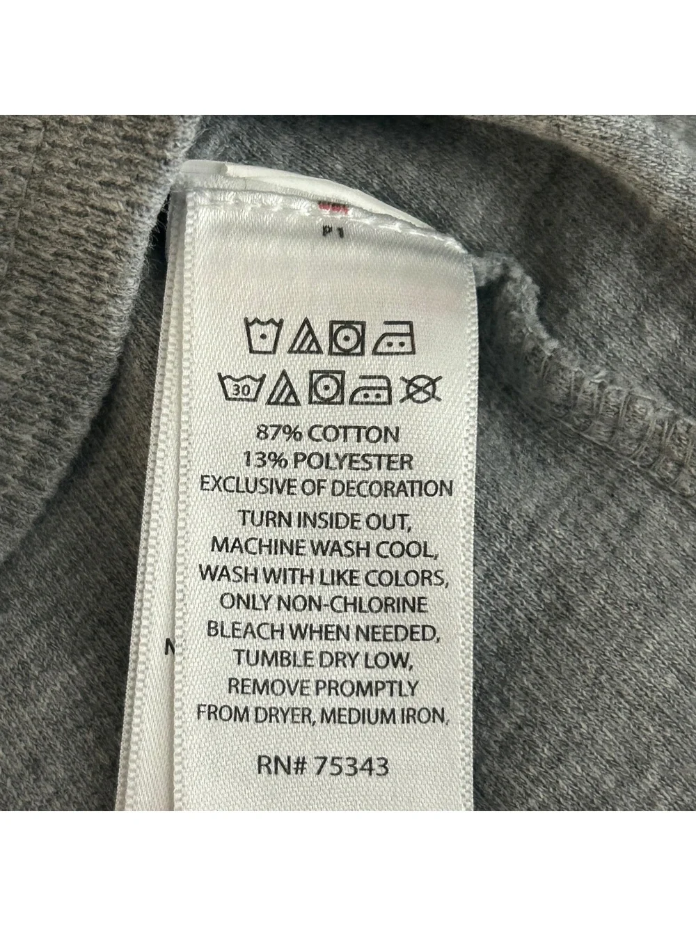 Tommy Bahama Kids Long Sleeve Waffle Knit Shirt Gray Size Medium 7-8